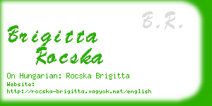 brigitta rocska business card